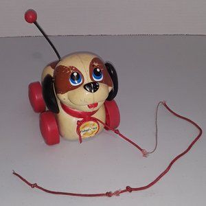 Vintage 1973 Fisher Price Dog Pull Toy : RARE